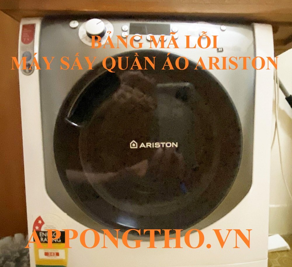 Dịch vụ sửa lỗi máy sấy quần áo Ariston