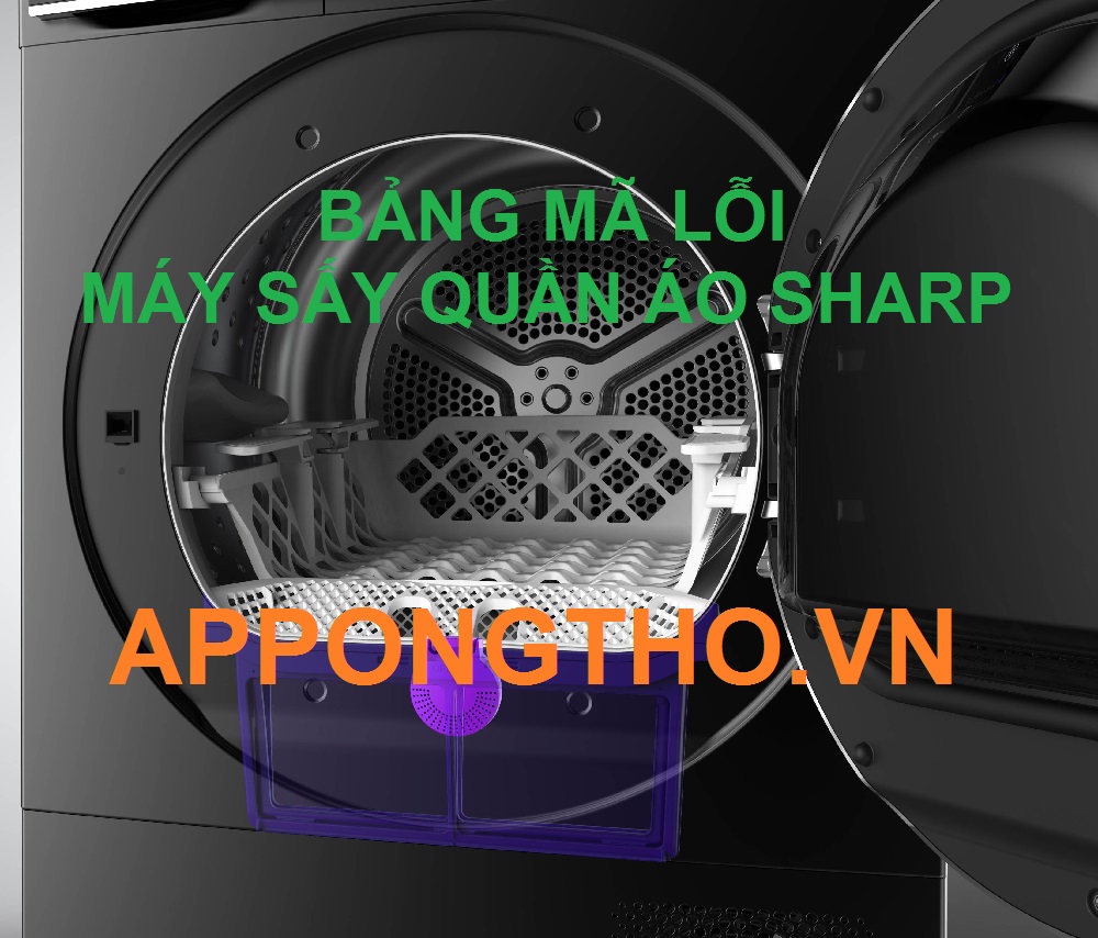 Lưu Ý khi tự sửa máy sấy quần áo Sharp