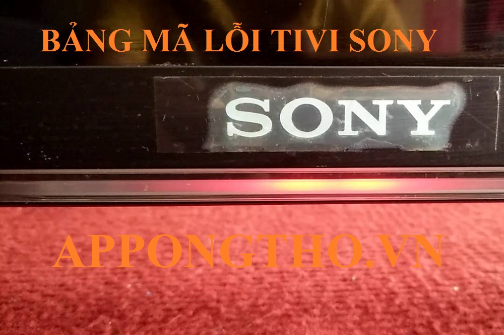 Cách phòng tránh tivi Sony báo lỗi