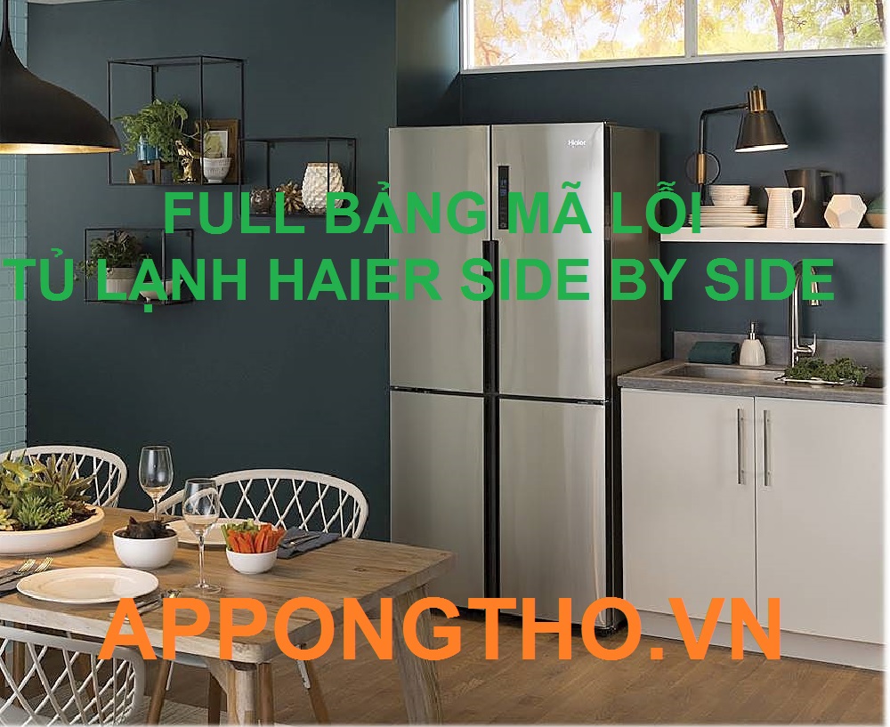 Tủ lạnh Haier báo lỗi nên tự sửa hay gọi thợ?