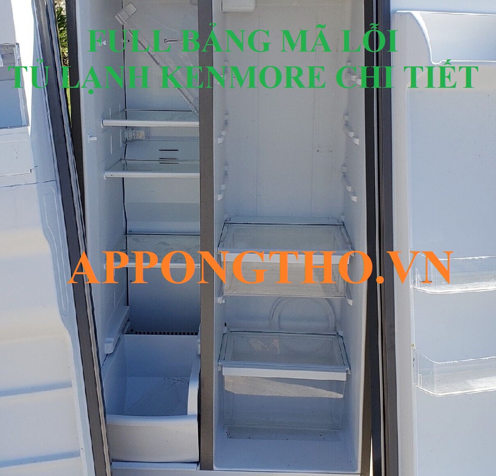 Hướng dẫn khắc phục mã lỗi tủ lạnh Kenmore 