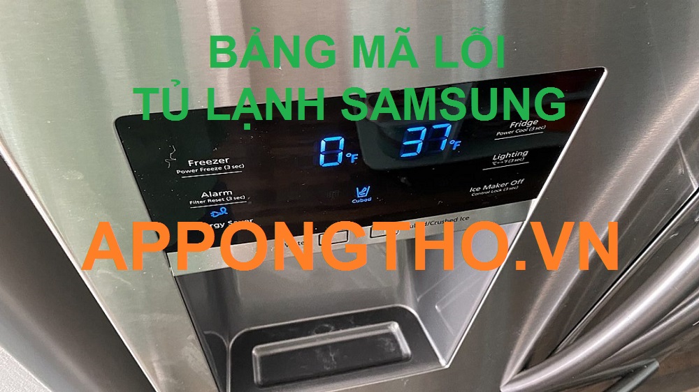 7 Mã Lỗi Er – 31 Tủ Lạnh Samsung Side By Side