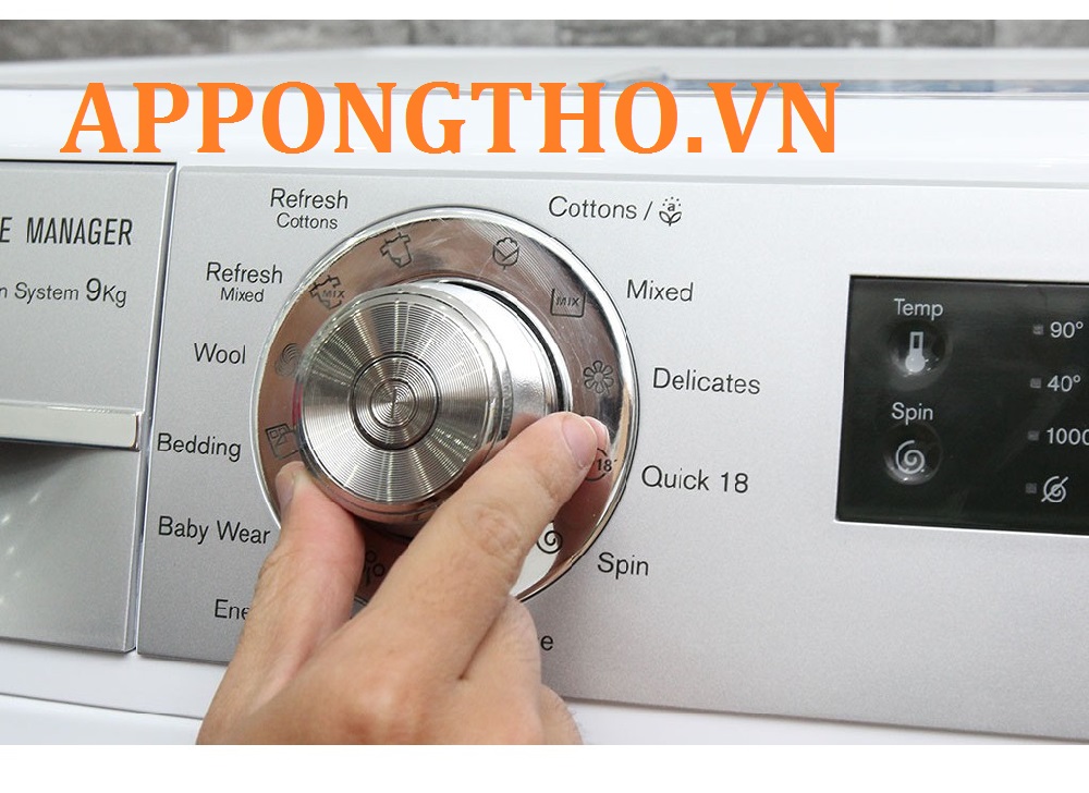 Máy giặt electrolux báo lỗi E44 là do IC