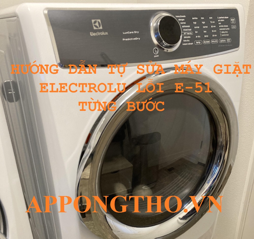 Cách phòng tránh máy giặt Electrolux lỗi E51