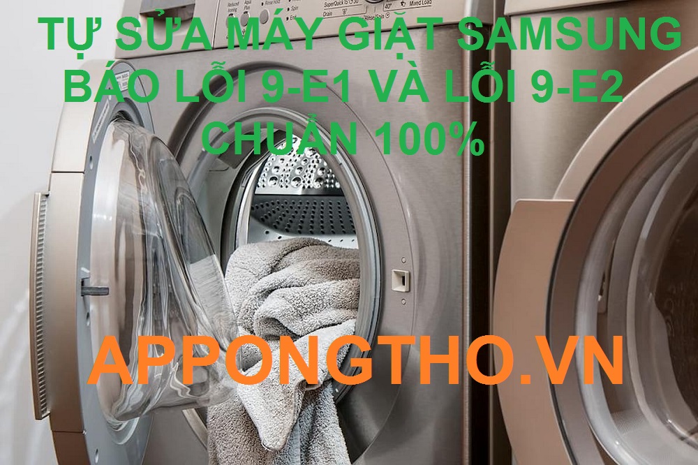 Mã lỗi 9-E1 máy giặt Samsung là gì?
