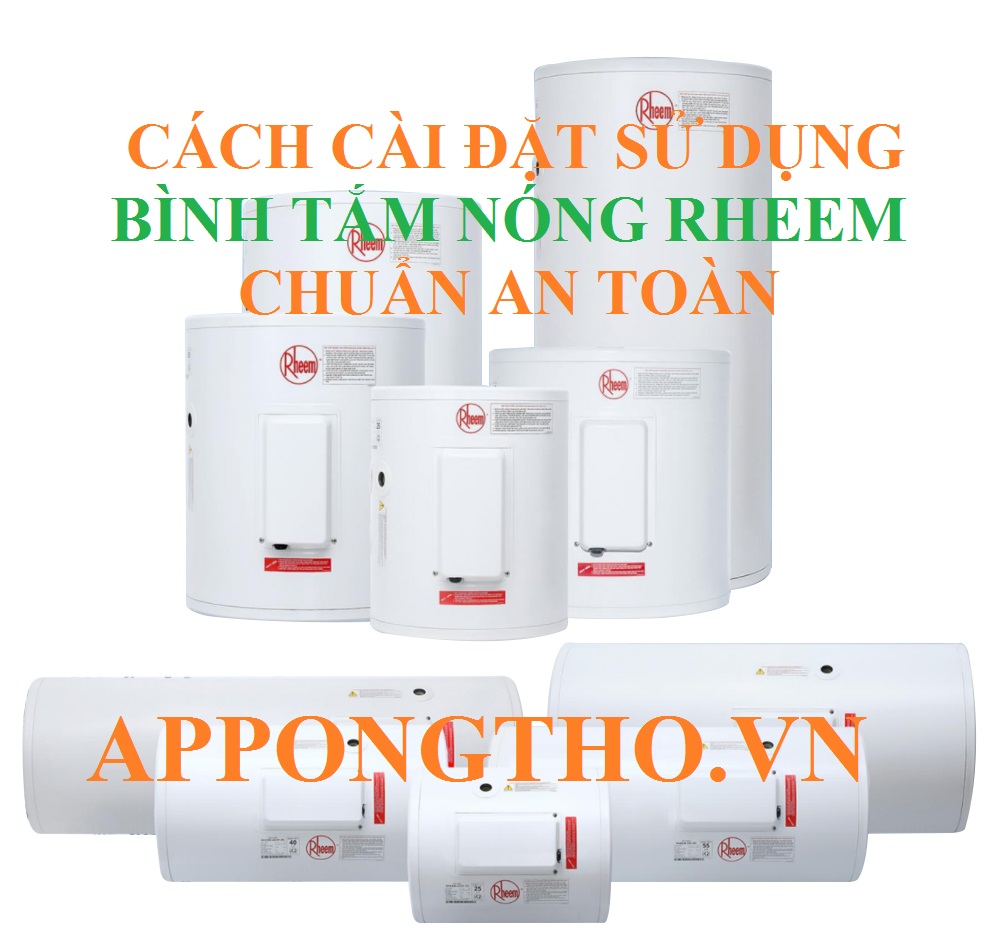 Cách bình nóng lạnh Rheem hoạt động.