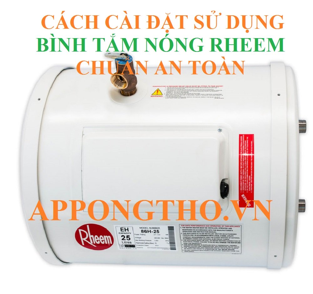 Hỏi đáp về bình nóng lạnh Rheem ( FAQ )