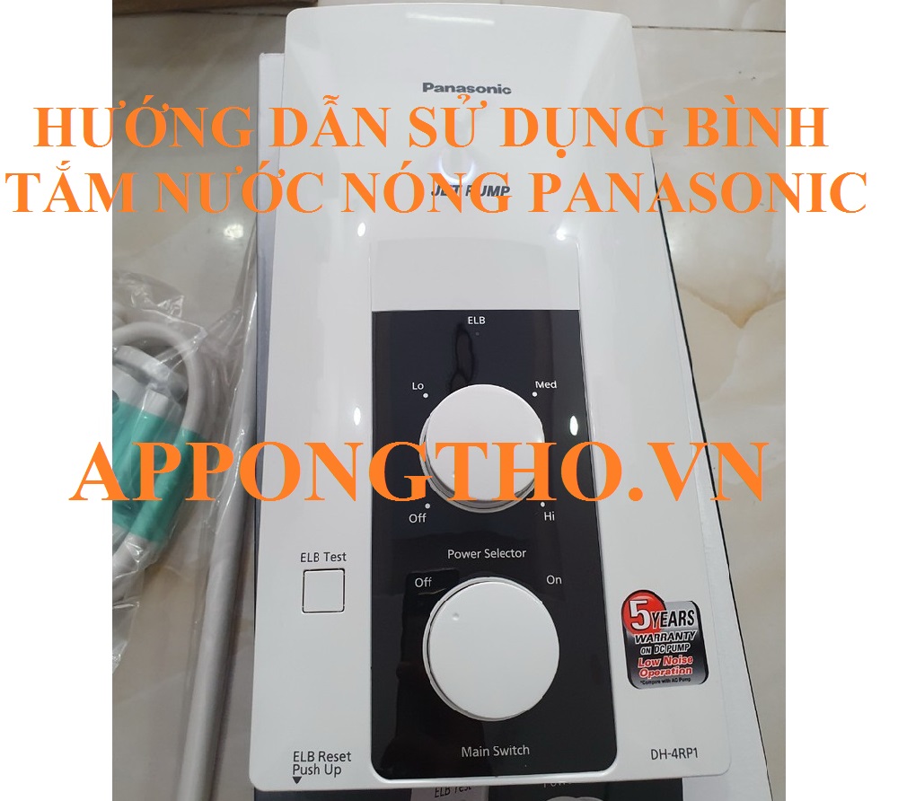 5. Sự cố thường gặp ở bình tắm nước nóng Panasonic