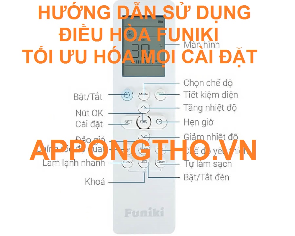 Cài Đặt Sử Dụng Điều Hòa Funiki