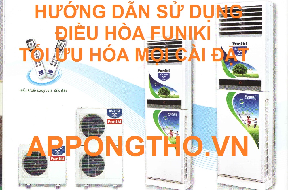 Cách cài đặt chức năng điều hòa Funiki