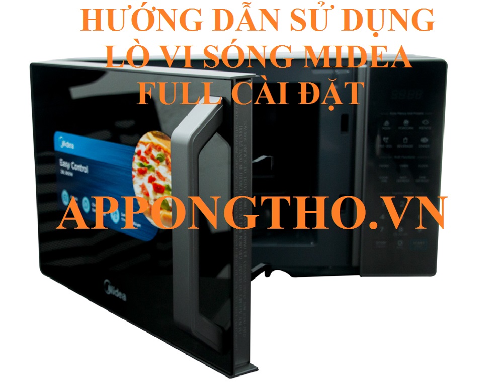 Lưu ý sử dụng lò vi sóng Midea