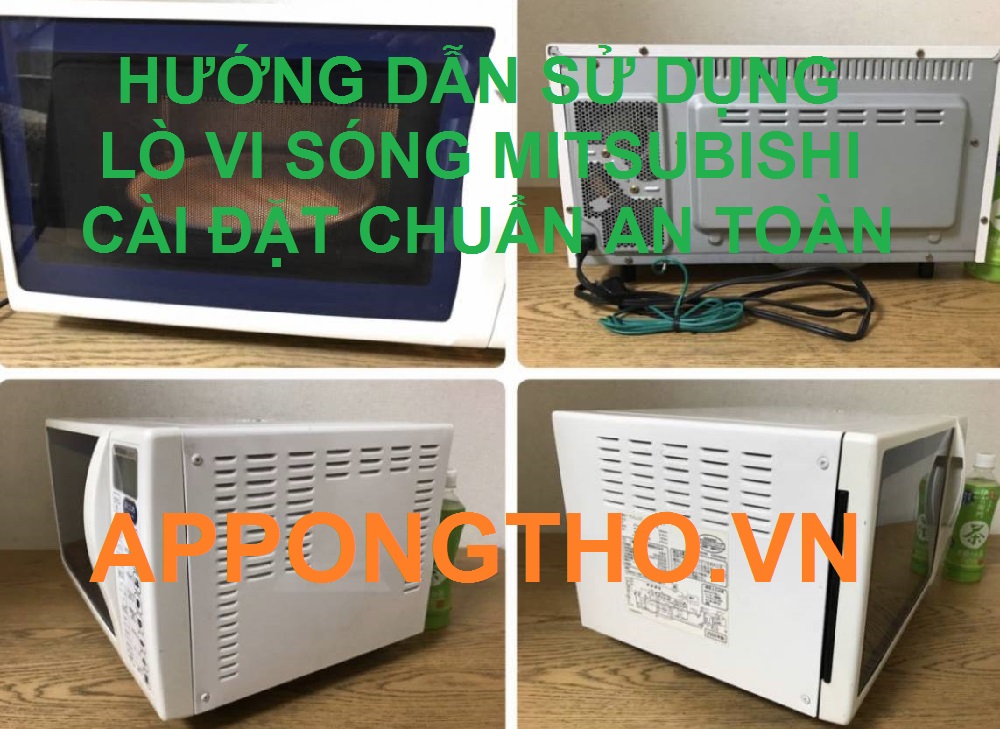 Bảng nút, chức năng lò vi sóng Mitsubishi