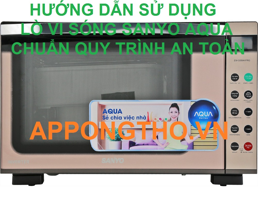 Bảng nút, phím bấm lò vi sóng Sanyo