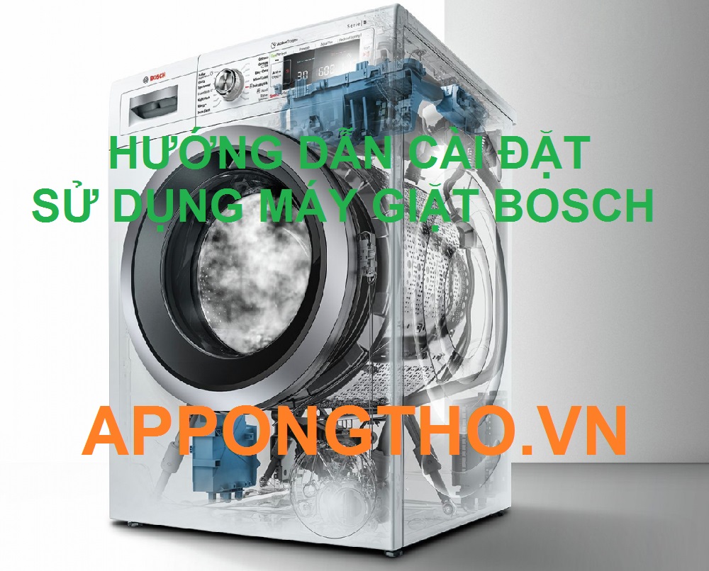 Quy trình tự động máy giặt Bosch