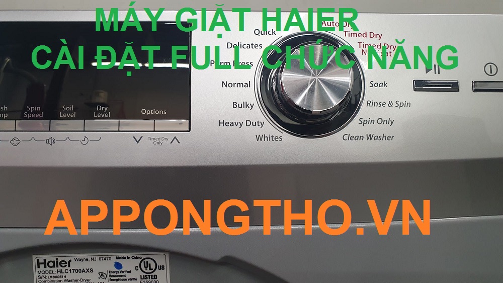 8 Lưu ý sử dụng máy giặt Haier