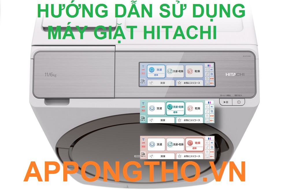 5 Loại bột giặt & nước xả phù hợp với máy giặt Hitachi