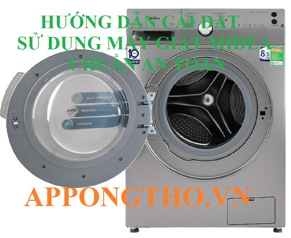 Cách máy giặt Midea hoạt động