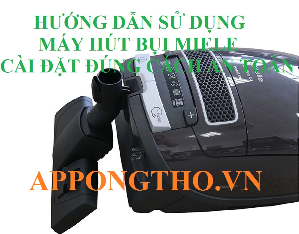 Bảng điều khiển máy hút bụi Miele