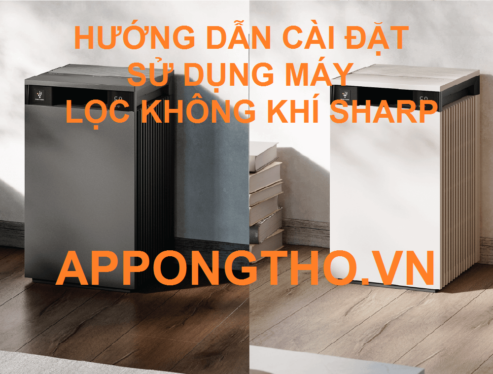 Quy trình hoạt động máy lọc không khí Sharp