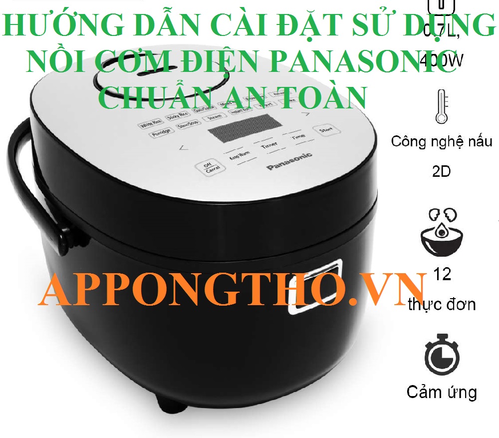 Hướng Dẫn Sử Dụng Nồi Cơm Điện Panasonic Inverter Cao Tần