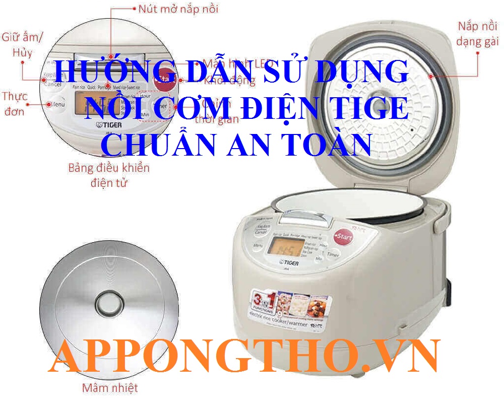 Cách hoạt động nồi cơm điện Tiger và nồi áp suất