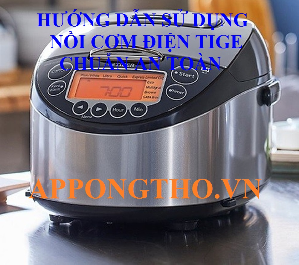 Quy trình sử dụng nồi áp suất Tiger