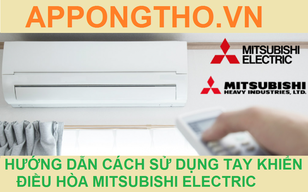 Lưu ý sử dụng tay khiển điều hòa Mitsubishi Electric