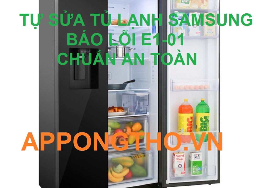 Cách khắc phục tủ lạnh Samsung báo lỗi F1-01