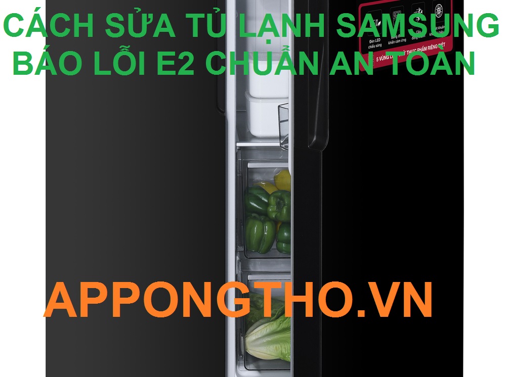 Cách khắc phục tủ lạnh Samsung lỗi E2