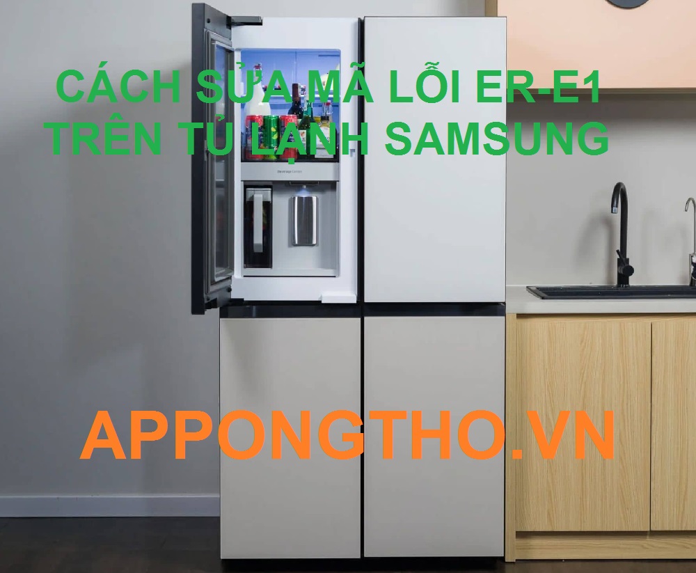 Nguyên Nhân Tủ Lạnh Samsung Báo Lỗi Er–e1 Chính Xác 100%