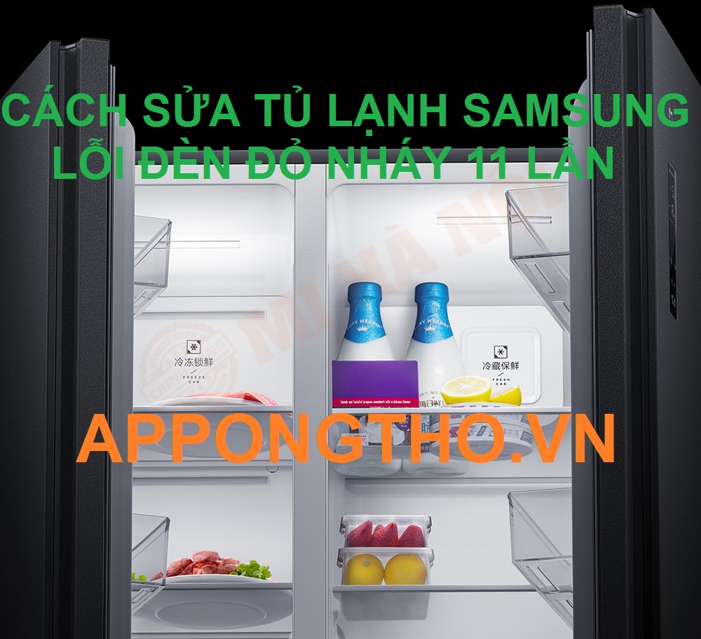 Cách khắc phục lỗi quạt gió trong tủ lạnh Samsung