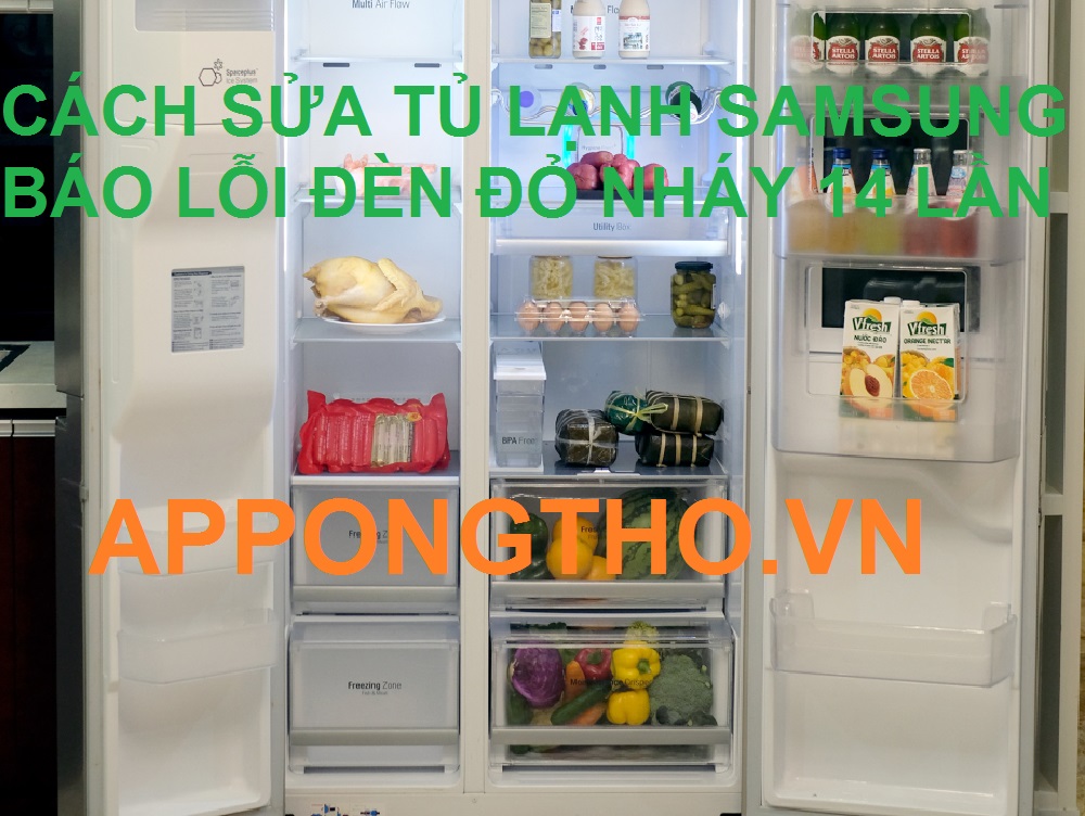 Dịch Vụ Sửa Lỗi Nháy Đèn 14 Lần Tủ Lạnh Samsung