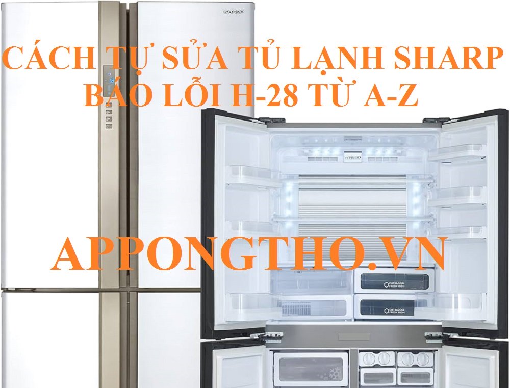 Cùng Xóa Tủ Lạnh Sharp Báo Lỗi H28 Từ A-Z Chuẩn An Toàn