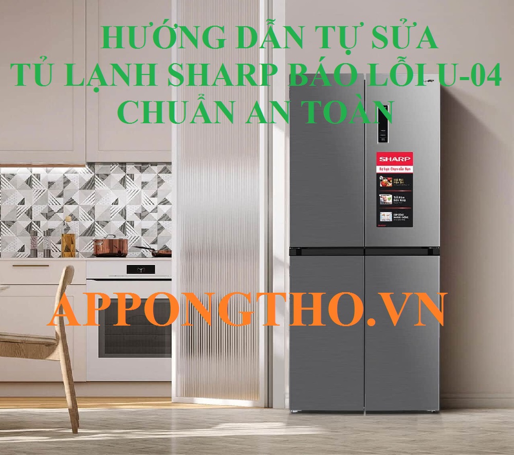 Mã lỗi U04 tủ lạnh Sharp là gì?