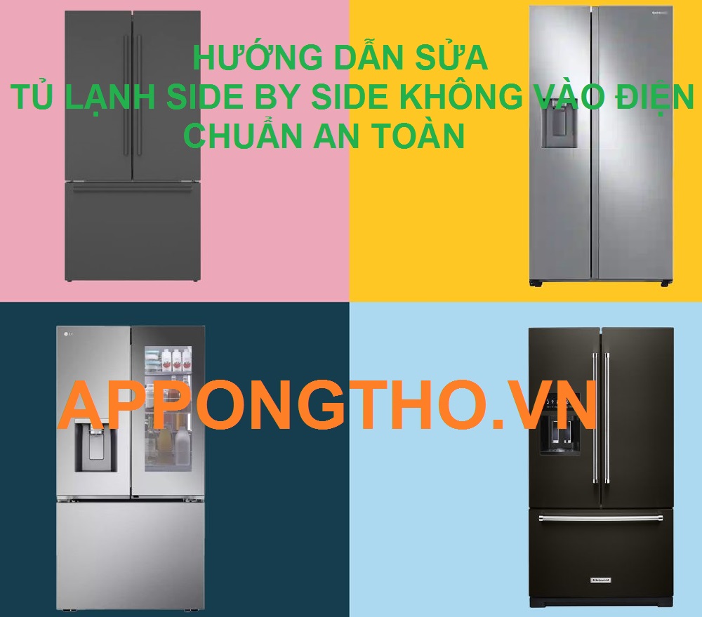 Nguồn điện tủ lạnh Side by side