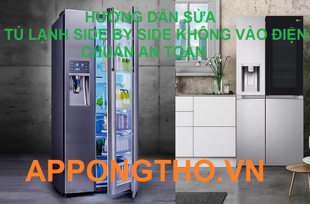 6 Cách phòng tránh tủ lạnh Side by side không vào điện