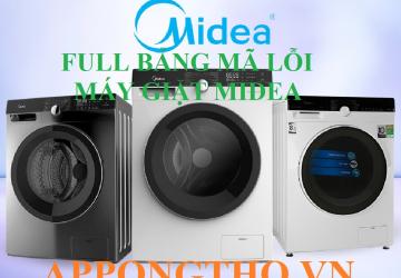 Bảng Mã Lỗi Máy Giặt Midea Inverter