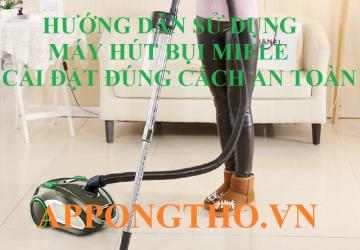 Sử dụng máy hút bụi Miele