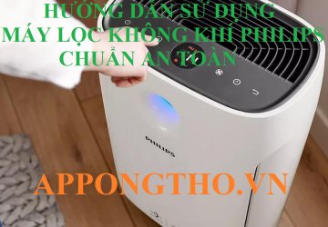 Sử dụng máy lọc không khí Philips