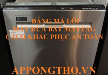 Mã Lỗi Máy Rửa Bát Maytag