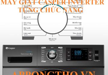 Sử Dụng Máy Giặt Casper Inverter