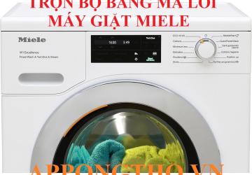 Bảng Mã Lỗi Máy Giặt Miele Inverter