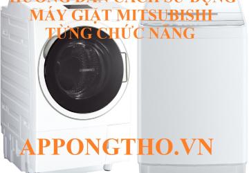 Hướng Dẫn Sử Dụng Máy Giặt Mitsubishi