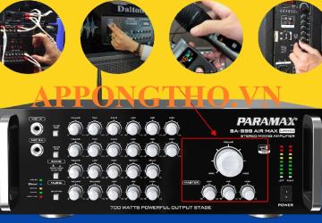 Mách Bạn Cách Chỉnh Amply Hát Hay Như Ca Sĩ Từng Núm Xoay