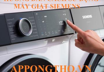 Sử Dụng Máy Giặt Siemens