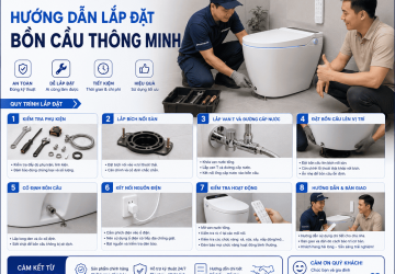 Lắp Đặt Bồn Cầu Thông Minh