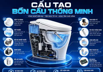 Cấu Tạo Bồn Cầu Thông Minh