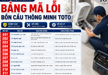 Bảng Mã Lỗi Bồn Cầu TOTO