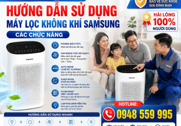 Sử Dụng Máy Lọc Không Khí Samsung