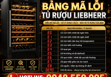 Khắc Phục Từng Mã Lỗi Tủ Rượu Liebherr